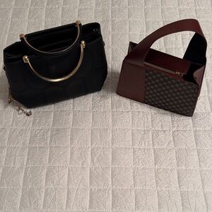 Bundle Black and Brown Women's Handbag Set BUNDLE